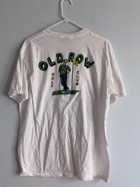 Old Row White " Golf Club" Graphic Tee